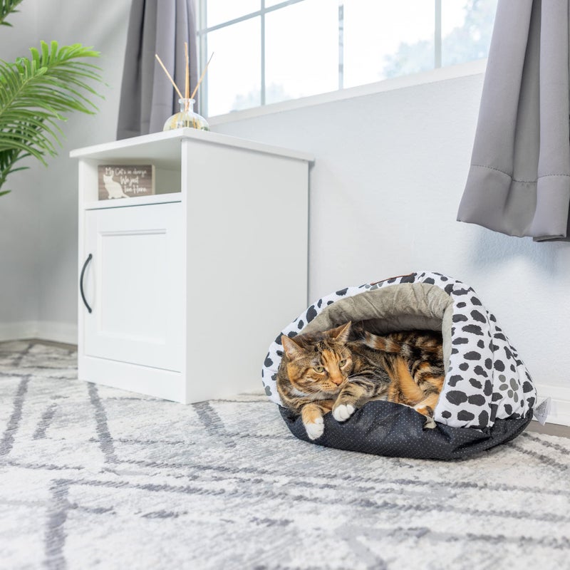 Armarkat Paw Print Cat Bed Size, 20-Inch by 11-Inch, Sage Green & Pawprint - Image 2
